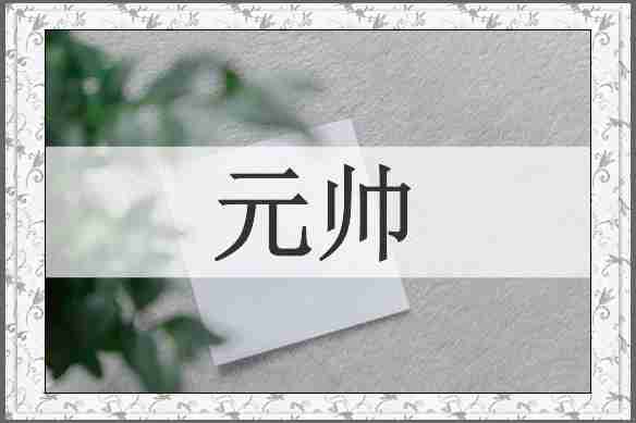 元帅