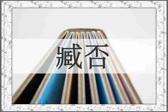 臧否