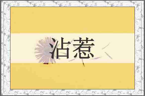 沾惹