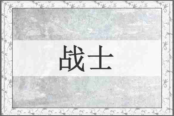 战士