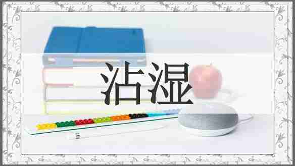 沾湿