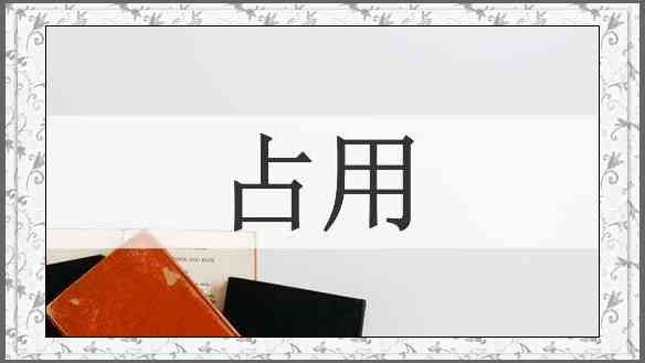 占用