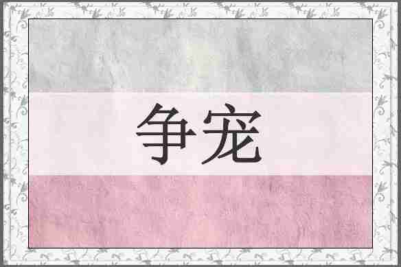 争宠