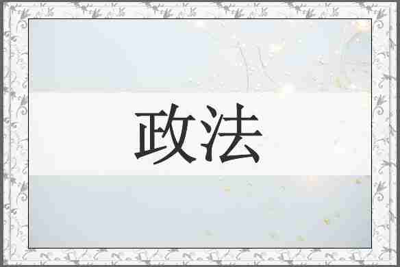政法
