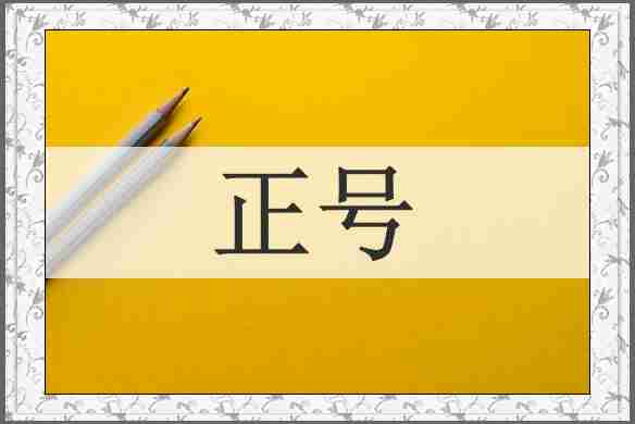 正号
