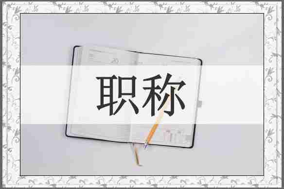 职称