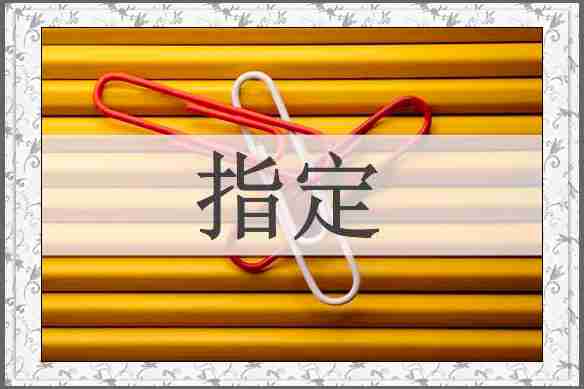 指定