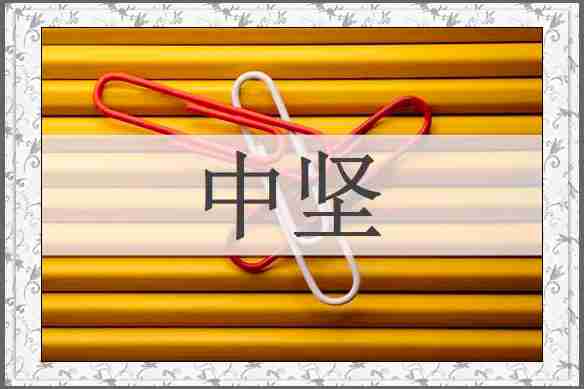 中坚