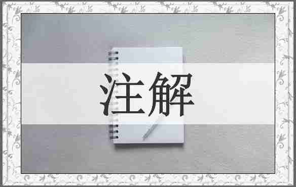 注解