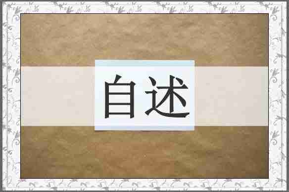 自述