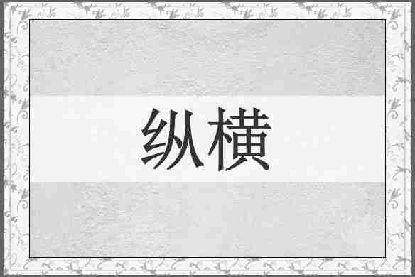 纵横