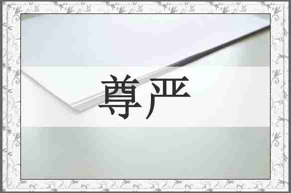 尊严