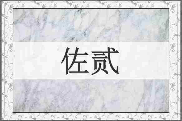 佐贰